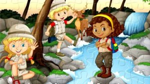 Outdoor Scene Puzzle Set