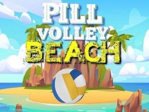 Sandy Court Volley Rally