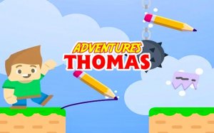 Thomas's Adventures: Draw and Erase Puzzle Game Online
