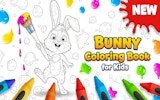 Bunny Coloring Book: Free Kids Coloring Game