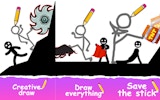 Draw 2 Save: Stickman Puzzle Drawing Game