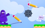 Grimace Shake: Draw and Erase Puzzle Online Game
