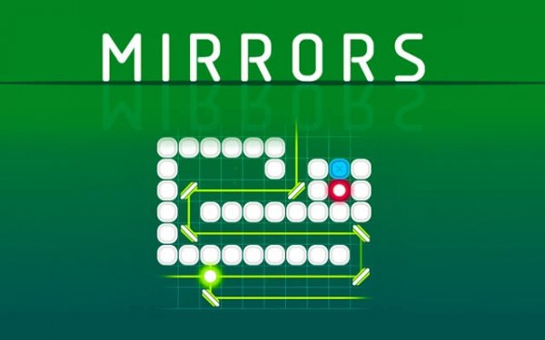 Mirror Path Puzzle Game