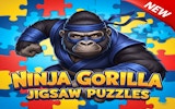 Ninja Gorilla Jigsaw Puzzles Online Game