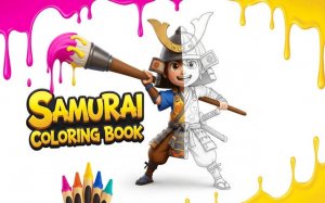 Samurai Coloring & Drawing App