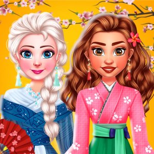 Kimono Fashion Dress-Up Game